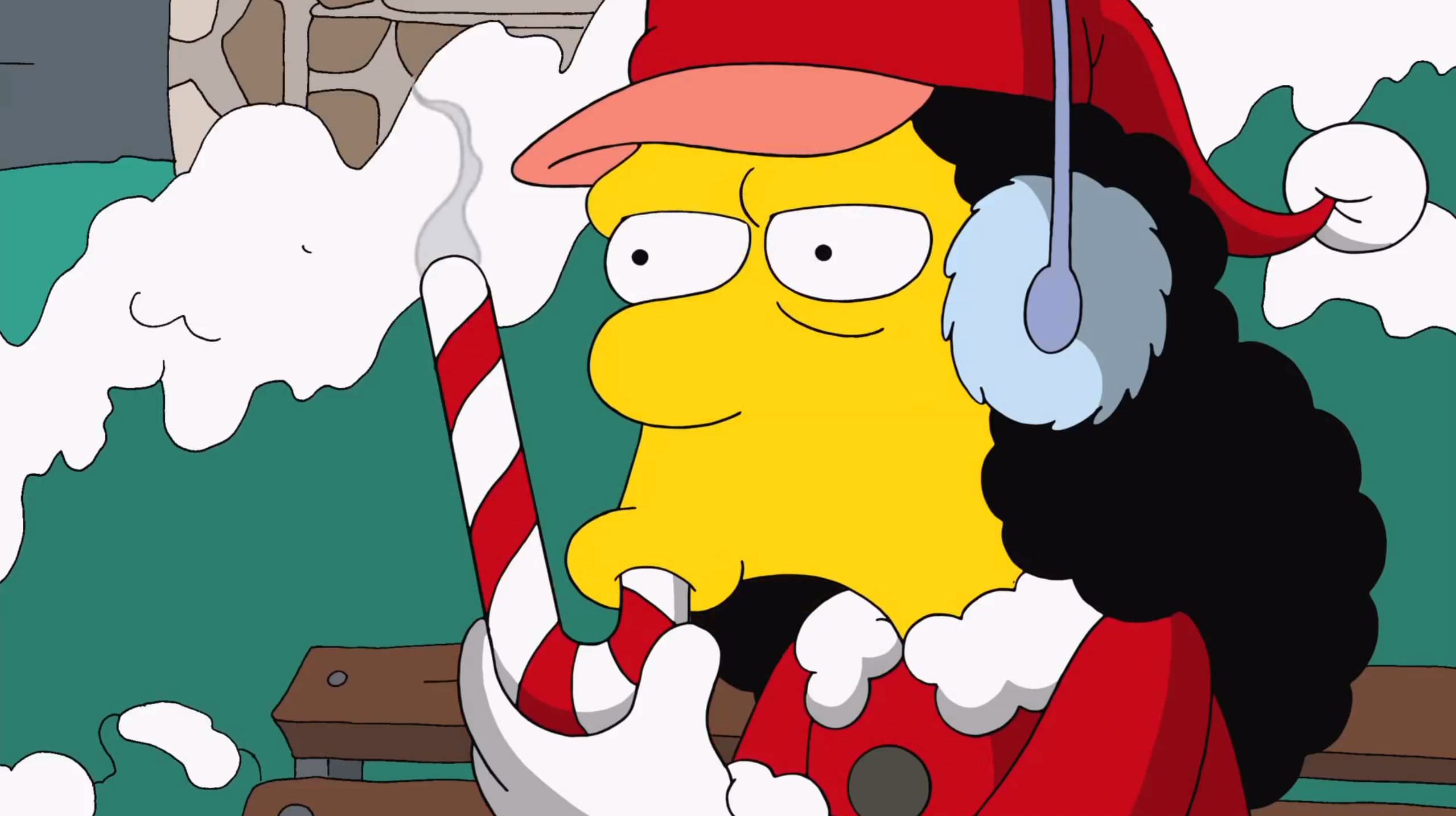 El couch gag de los Simpson para las fiestas simpsons frozen