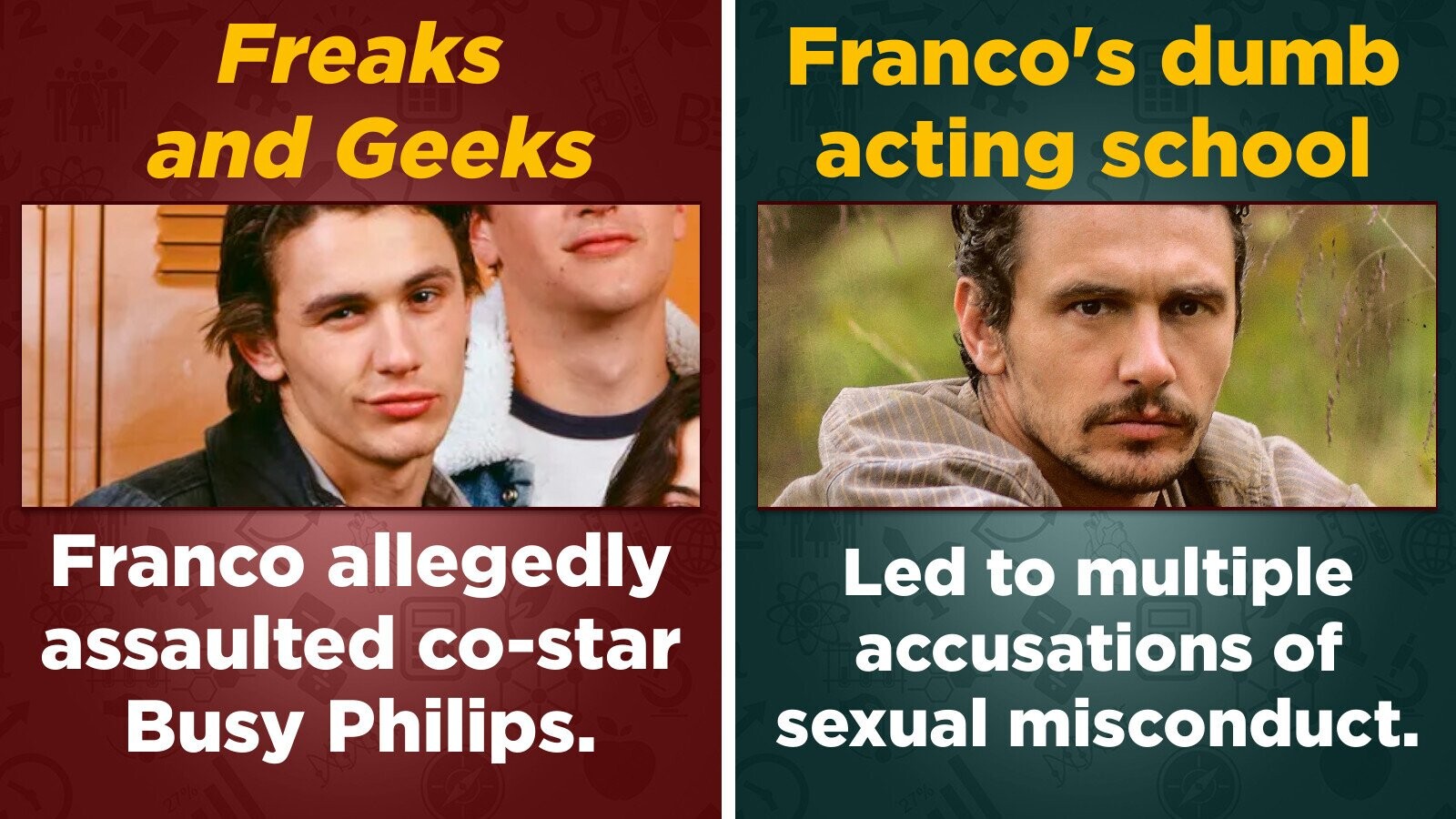 James Franco A History Of Being Terrible