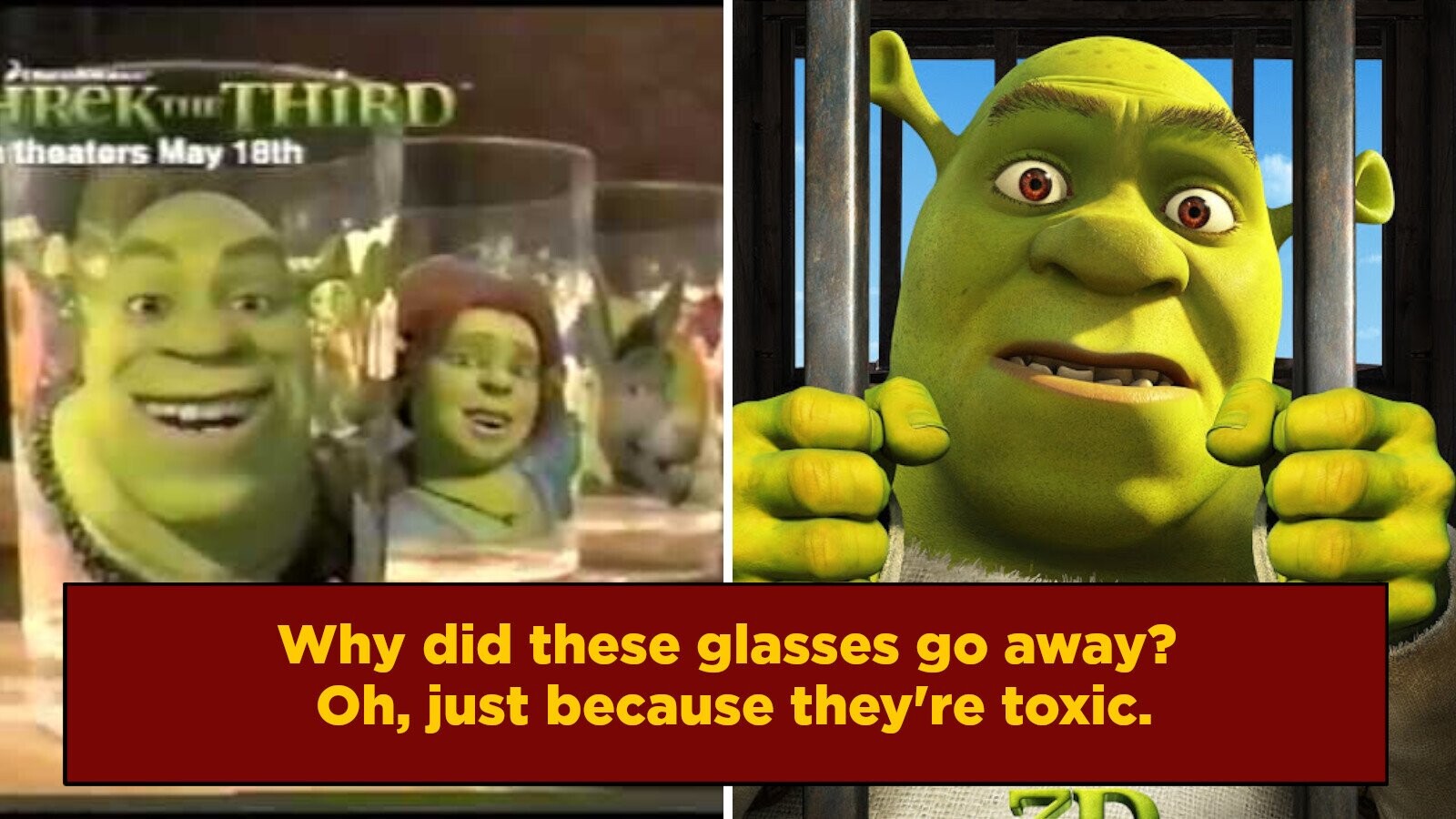 That Time McDonald's Recalled 12 Million Toxic AF 'Shrek' Glasses