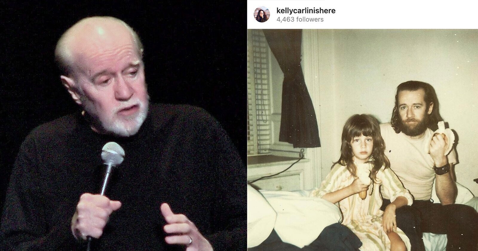Here Are The Things Carlin’s Daughter Says Made Him Laugh