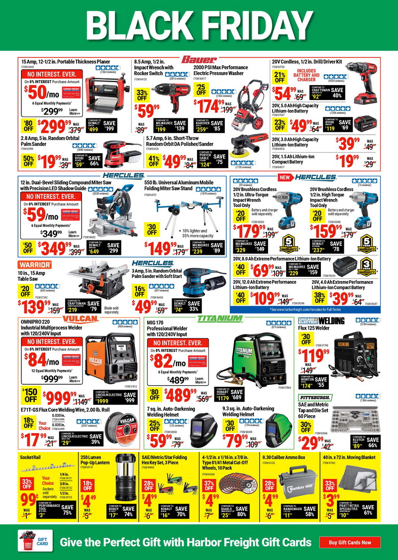 Harbor Freight Black Friday 2022 Ads, Harbor Freight Black Friday Sales