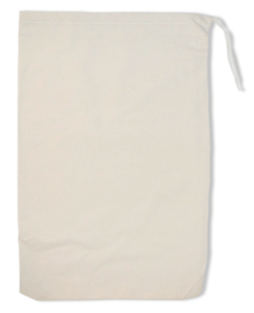 Heavy Weight Natural Cotton Drawstring Bag 12x18" HWC1218