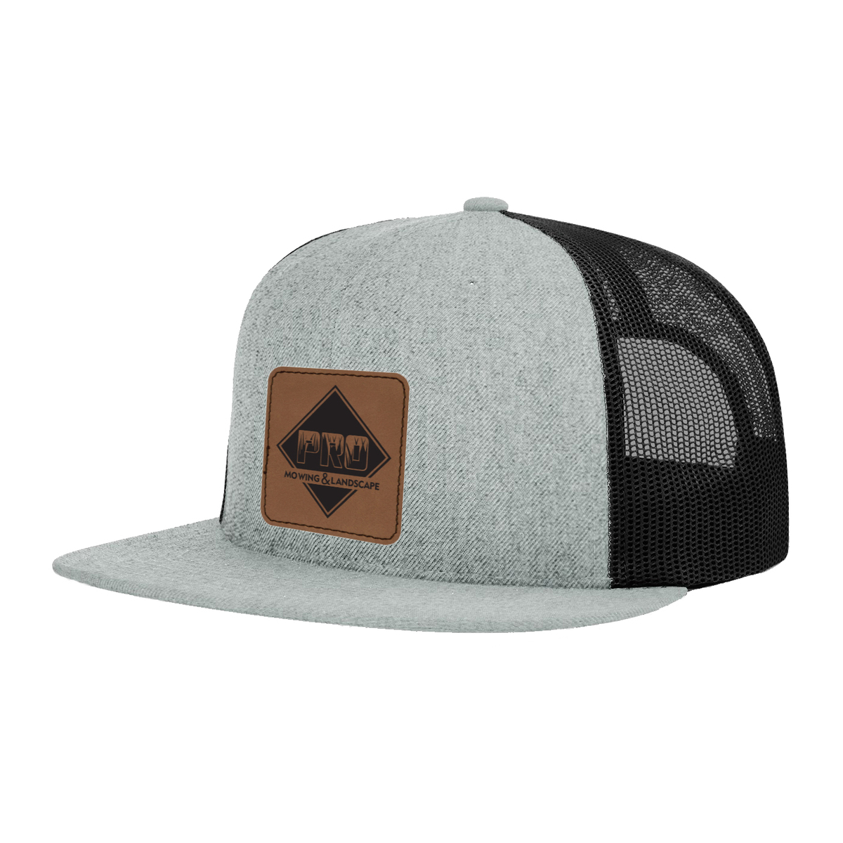 Richardson 511 Snapback Wool Blend Flatbill Trucker Hat w/ Leatherette
