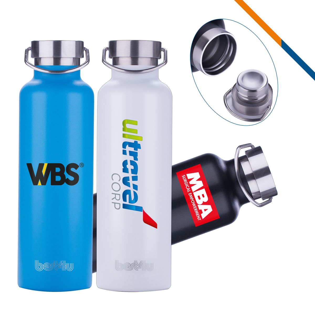 Aqua Stainless Steel Water Bottle AUKTDC Thomonson Shoprite