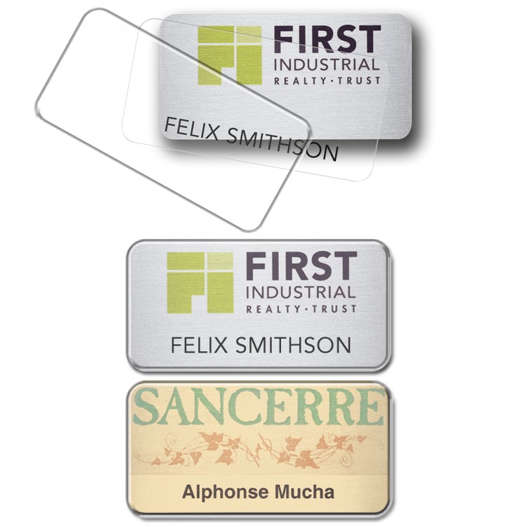 Complete ClickIt Name Badge (Standard Size 11/2" x 3") ClickIt