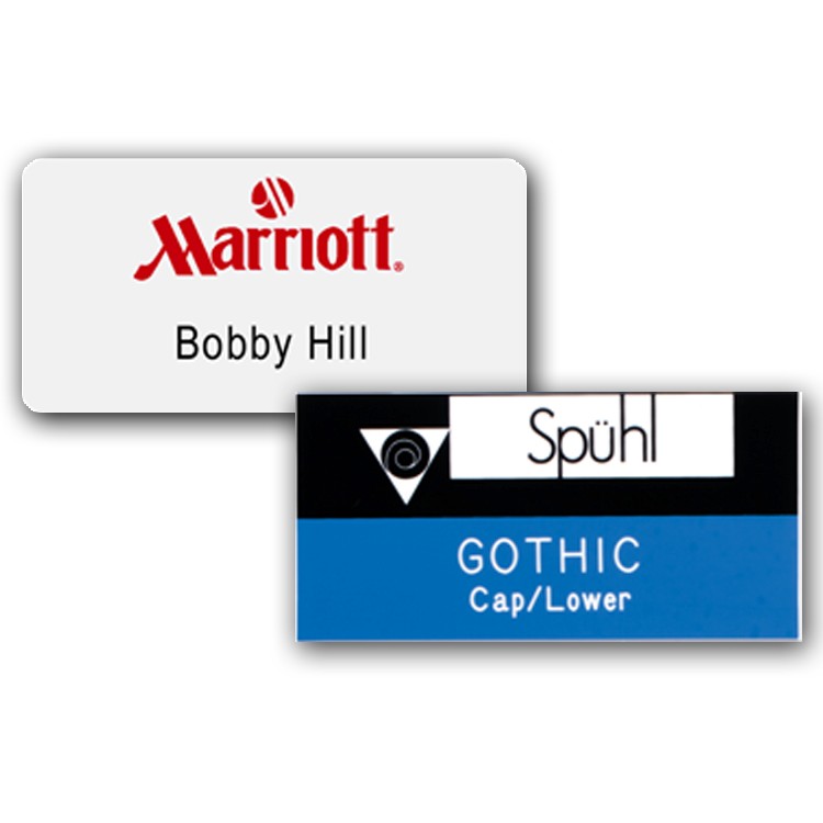 Chicago Standard Name Badge (Standard Size 11/2" x 3") Chicago