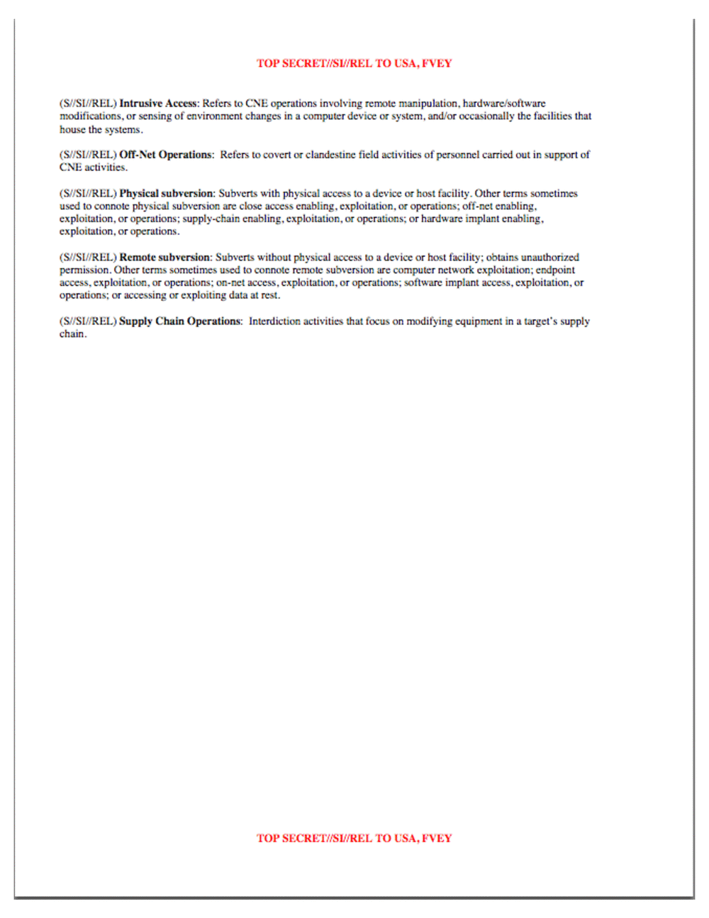 Computer Network Exploitation Classification Guide The Intercept