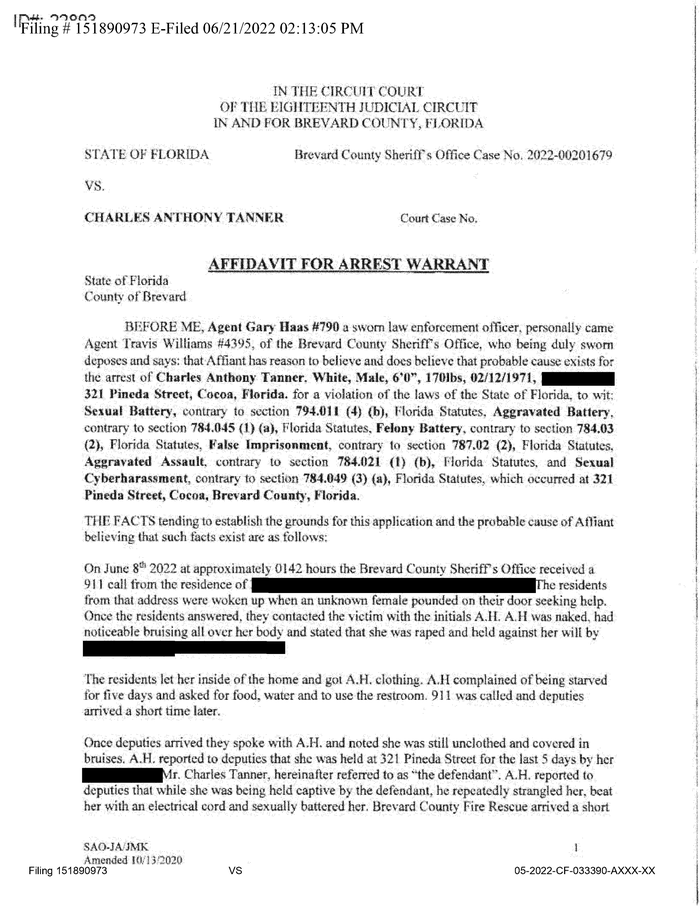 affidavit DocumentCloud