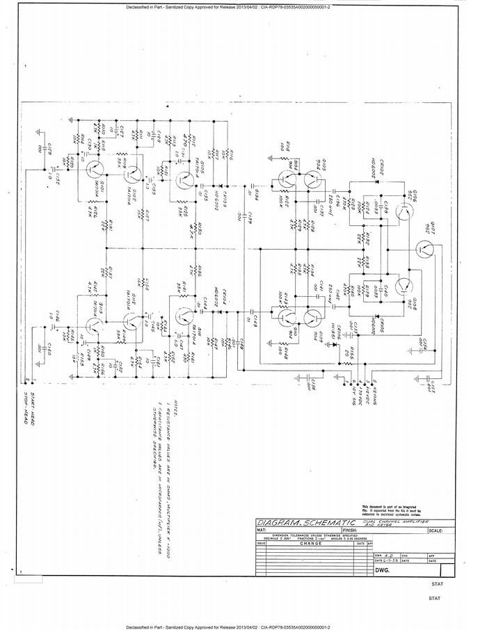DIAGRAM, SCHEMATIC DUAL CHANNEL AMPLIFIER AND KEYER - DocumentCloud