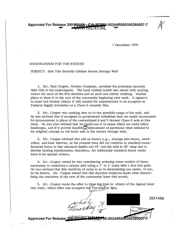 SIDE FILE SECURITY SECURE WALL DocumentCloud