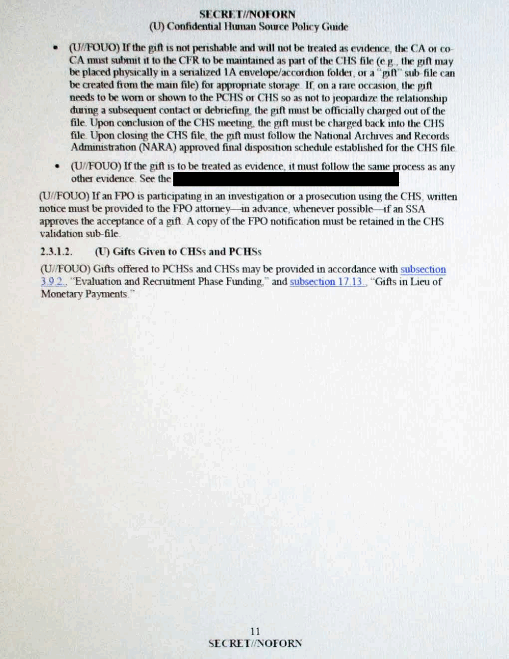 Confidential Human Source Policy Guide The Intercept