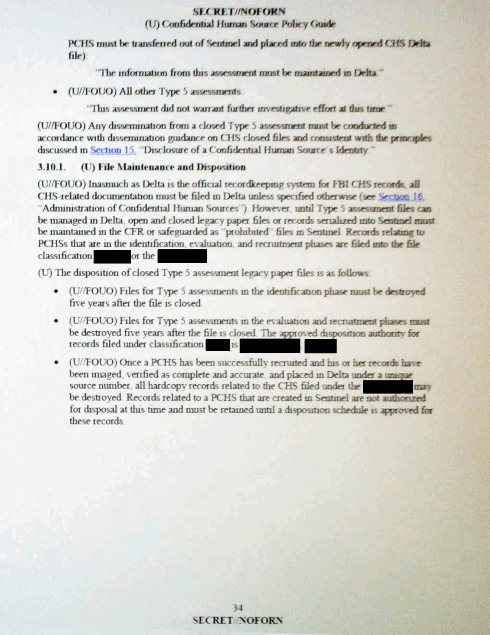 Confidential Human Source Policy Guide The Intercept