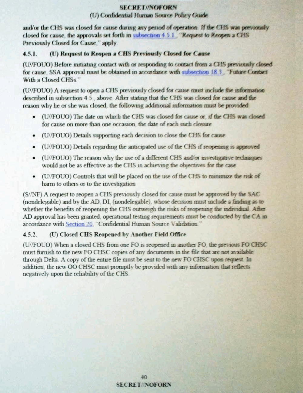 Confidential Human Source Policy Guide The Intercept