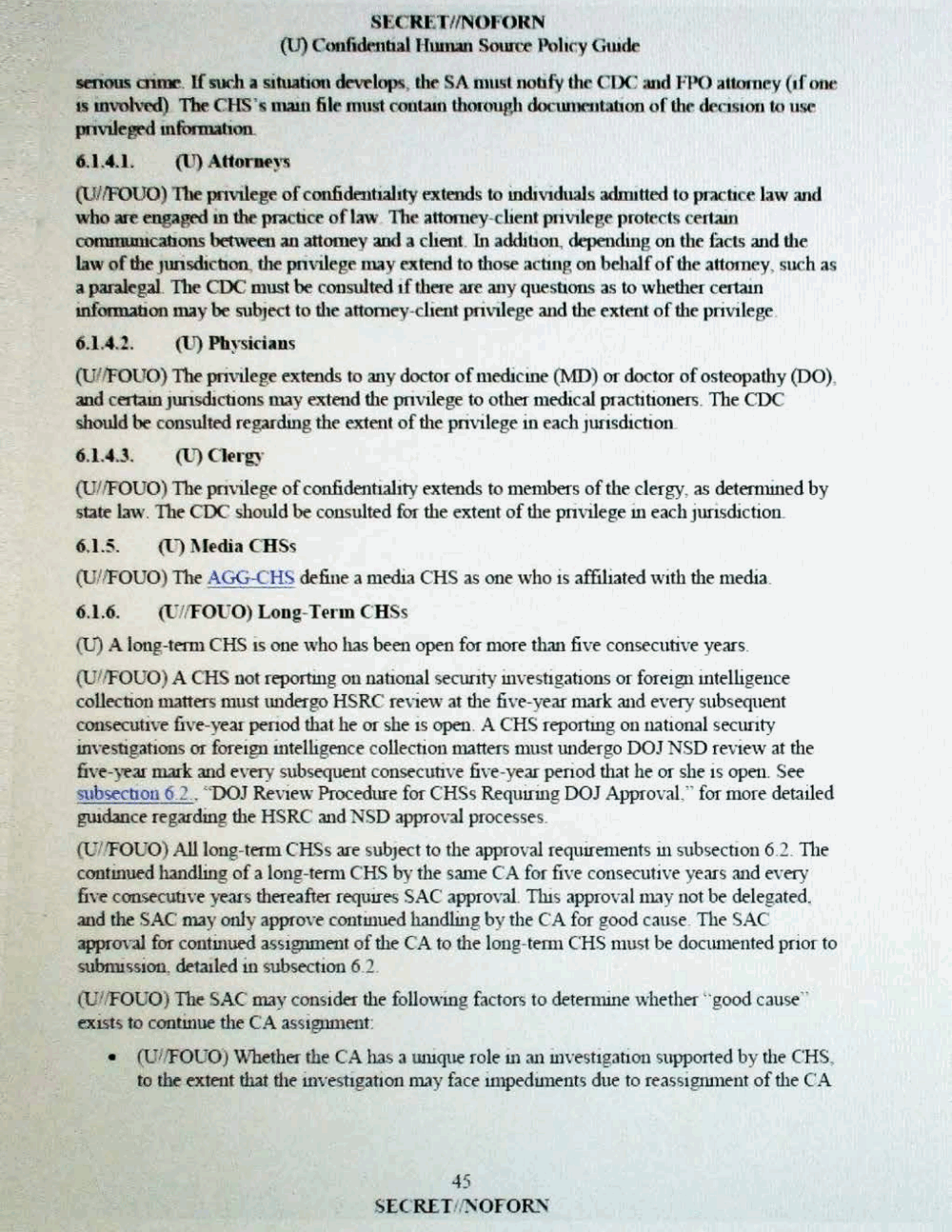 Confidential Human Source Policy Guide The Intercept