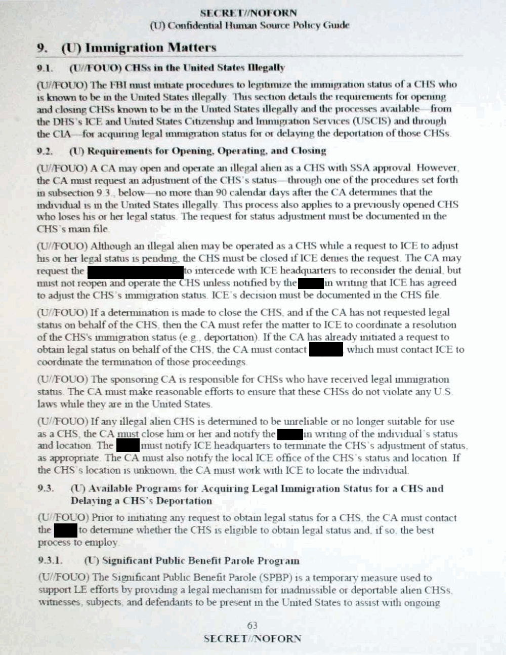 Confidential Human Source Policy Guide The Intercept