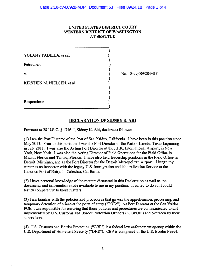 Declaration DocumentCloud