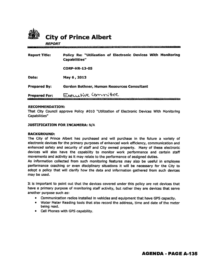 Prince Albert Gps Draft DocumentCloud