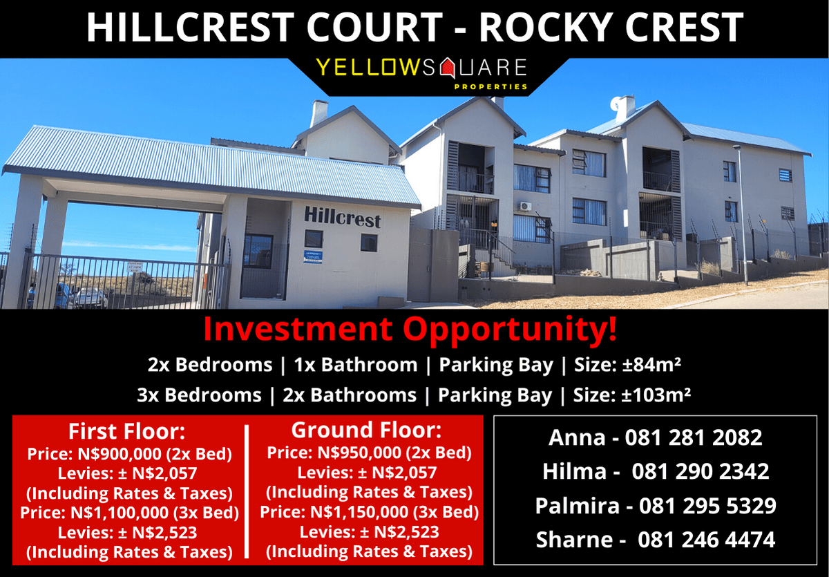 3 Bedroom Apartment For Sale in Rocky Crest 2139206 MyProperty Namibia