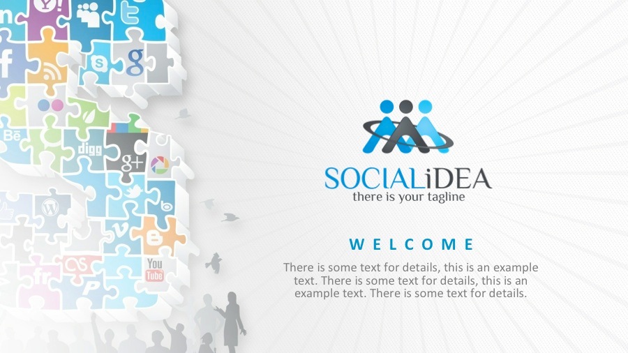 Socialidea Social Media PowerPoint Templates by GraphicArtist
