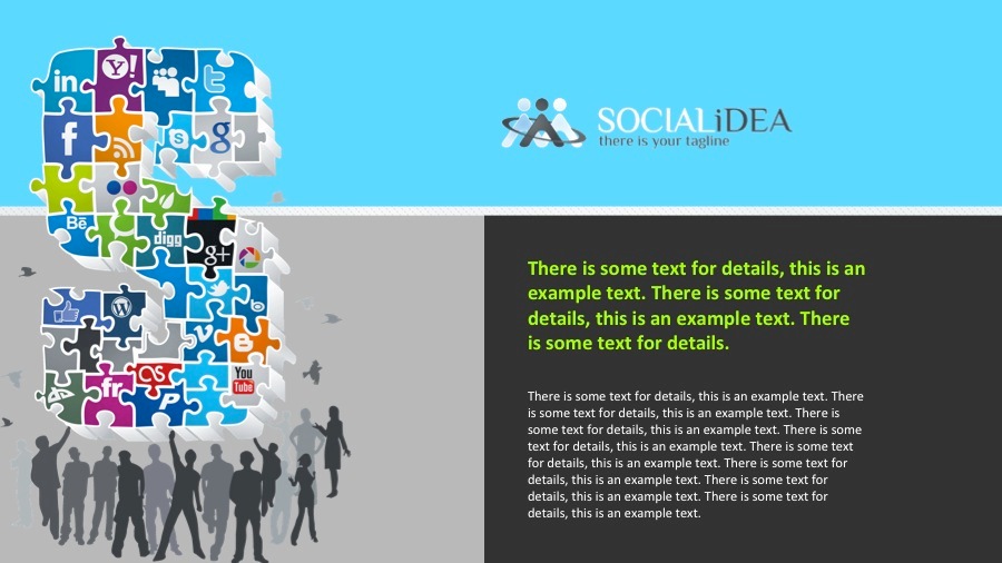Socialidea Social Media PowerPoint Templates by GraphicArtist