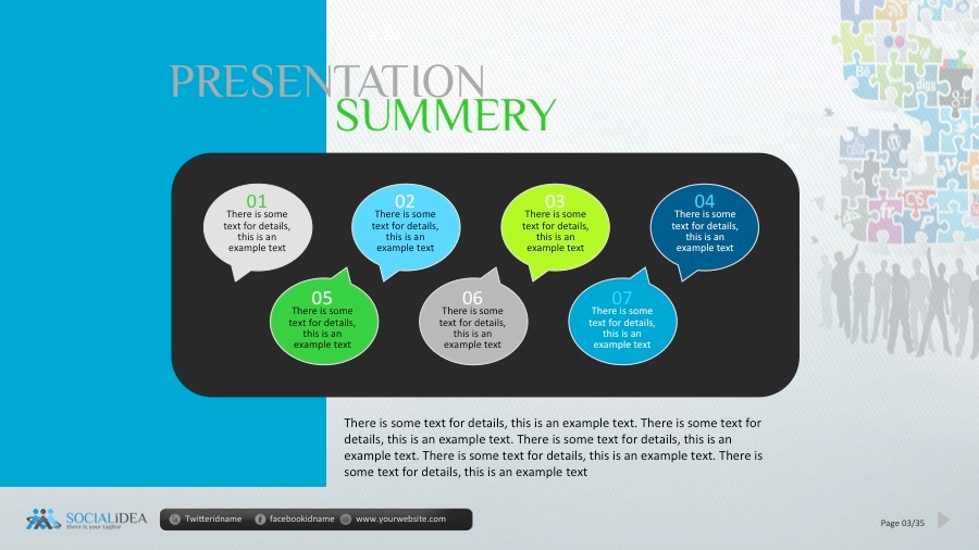 Socialidea Social Media PowerPoint Templates by GraphicArtist