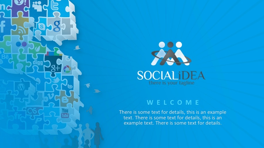Socialidea Social Media PowerPoint Templates by GraphicArtist