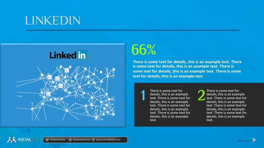Socialidea Social Media PowerPoint Templates by GraphicArtist