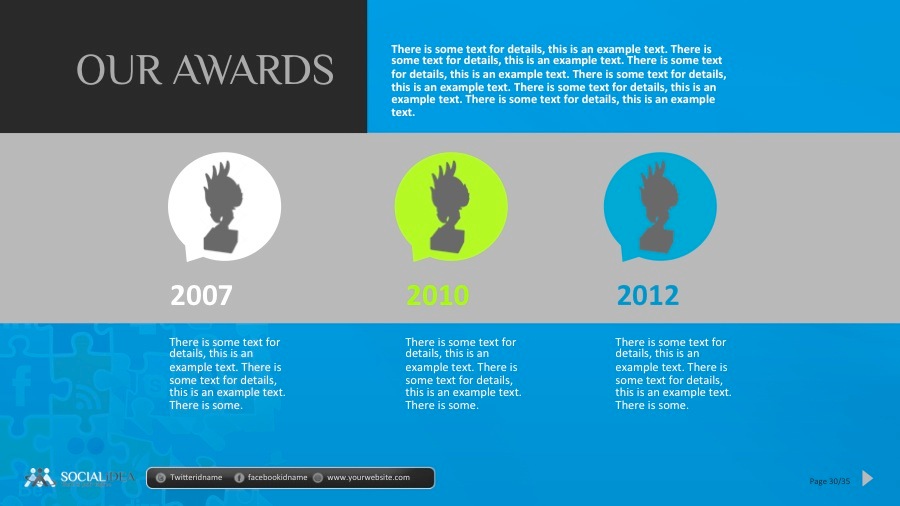 Socialidea Social Media PowerPoint Templates by GraphicArtist
