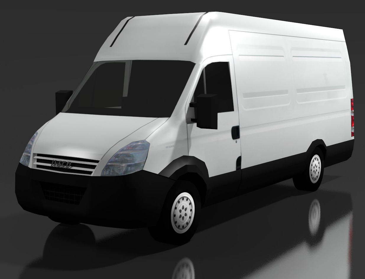 Low Poly Iveco Daily 50c Van By Smuczko 3docean