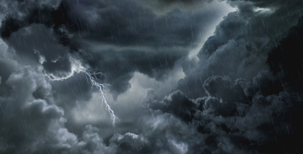 Dark Clouds And Lightning by Anatar VideoHive