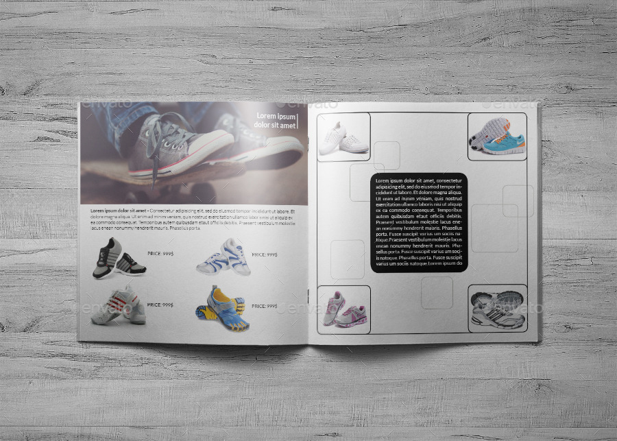 Shoes InDesign Catalog Template HP0020 by annozio GraphicRiver