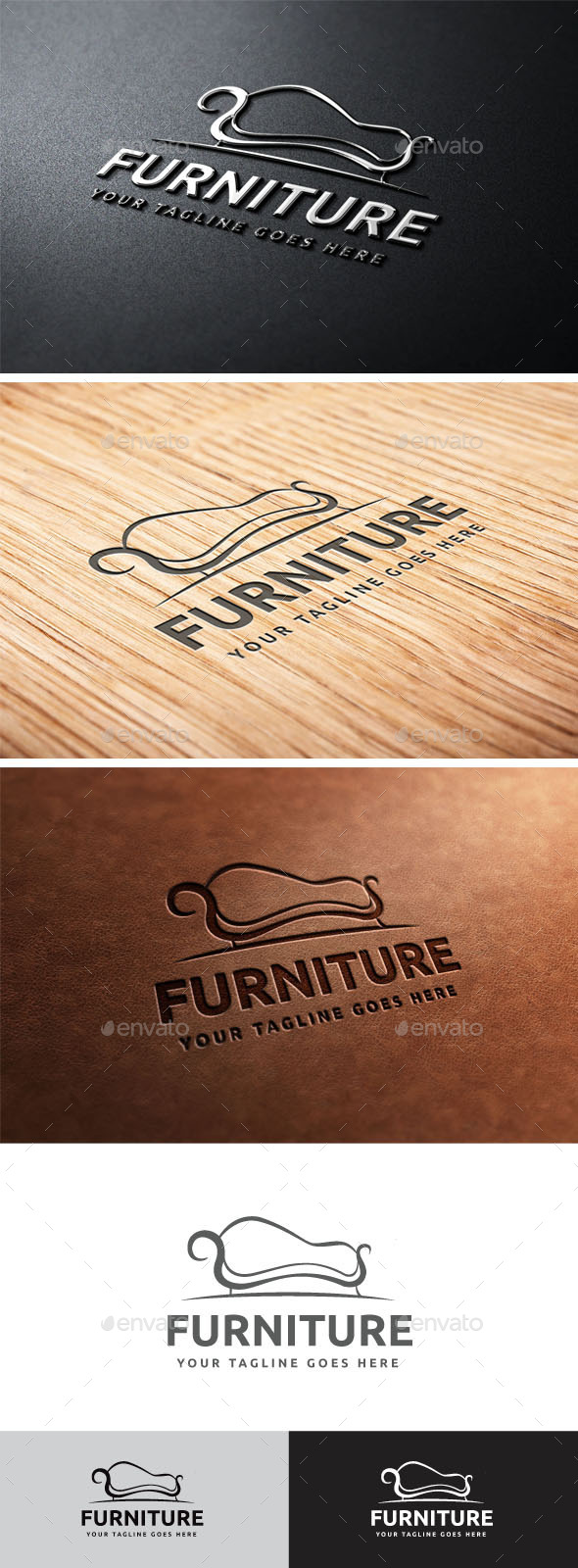 Furniture Logo by ARRimu GraphicRiver