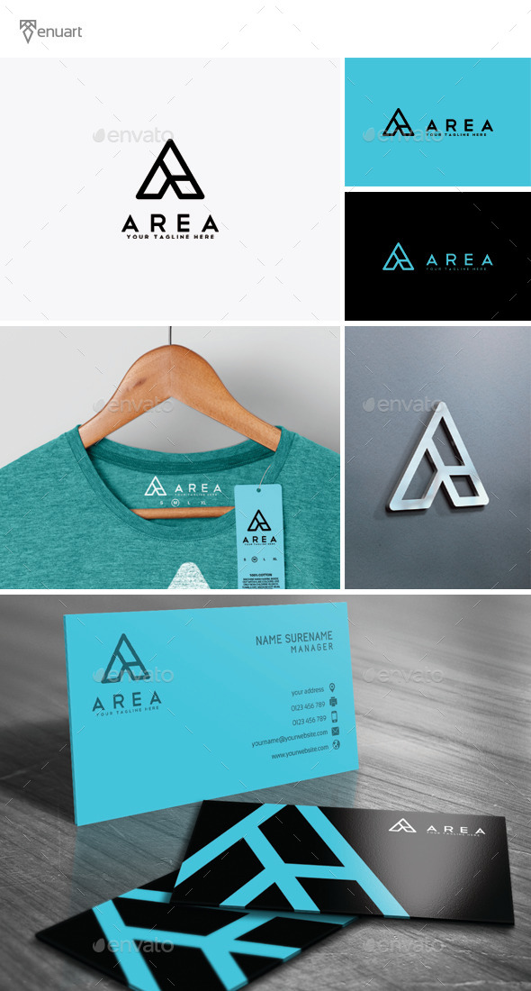 Area Letter A Logo by Tenuart GraphicRiver