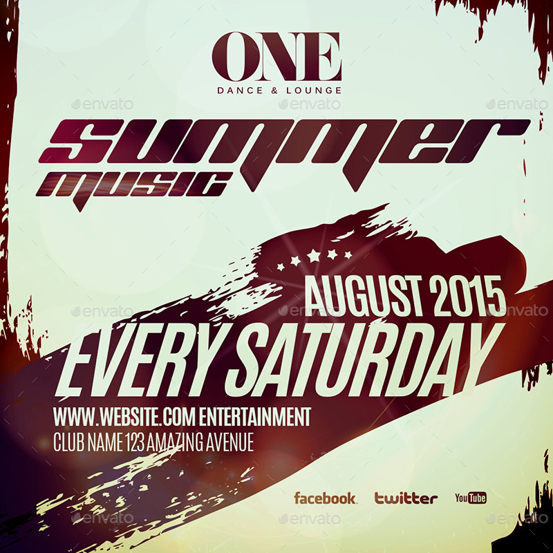 Summer Music Facebook Banners by ConectoStudio GraphicRiver