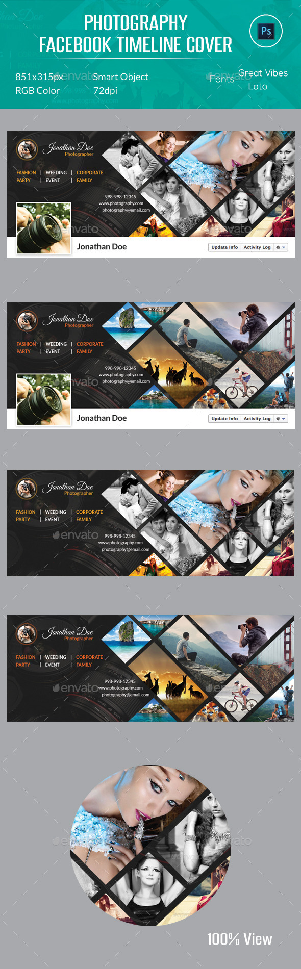 Photography Facebook Timeline Cover by OrcShape GraphicRiver