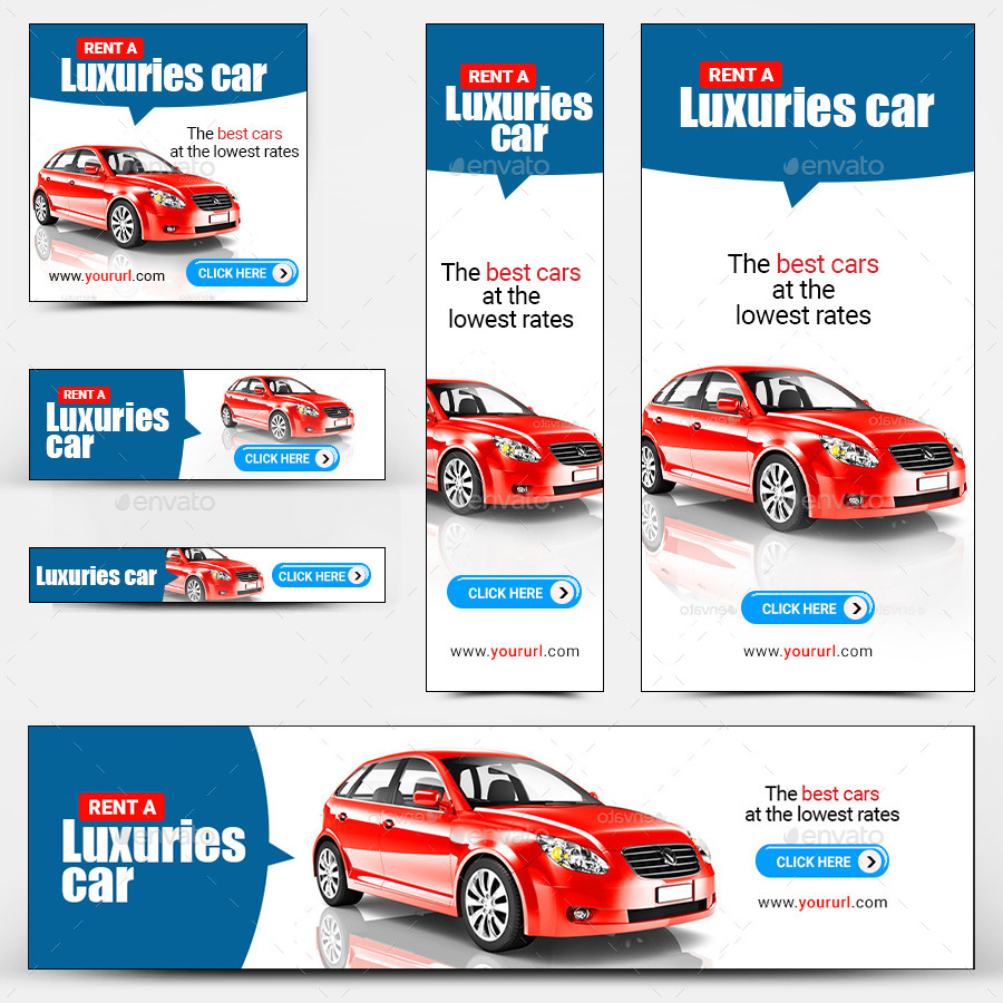Car Rental Banners by Hyov GraphicRiver