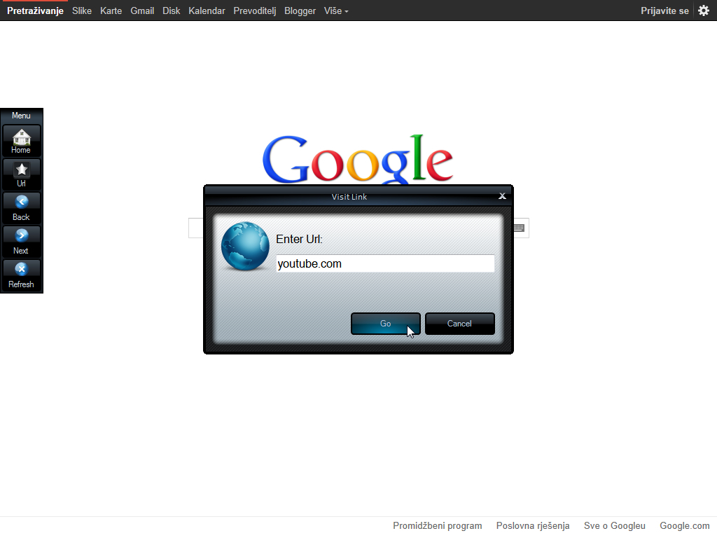 Alpha Full Screen  Browser by MSDJMike CodeCanyon