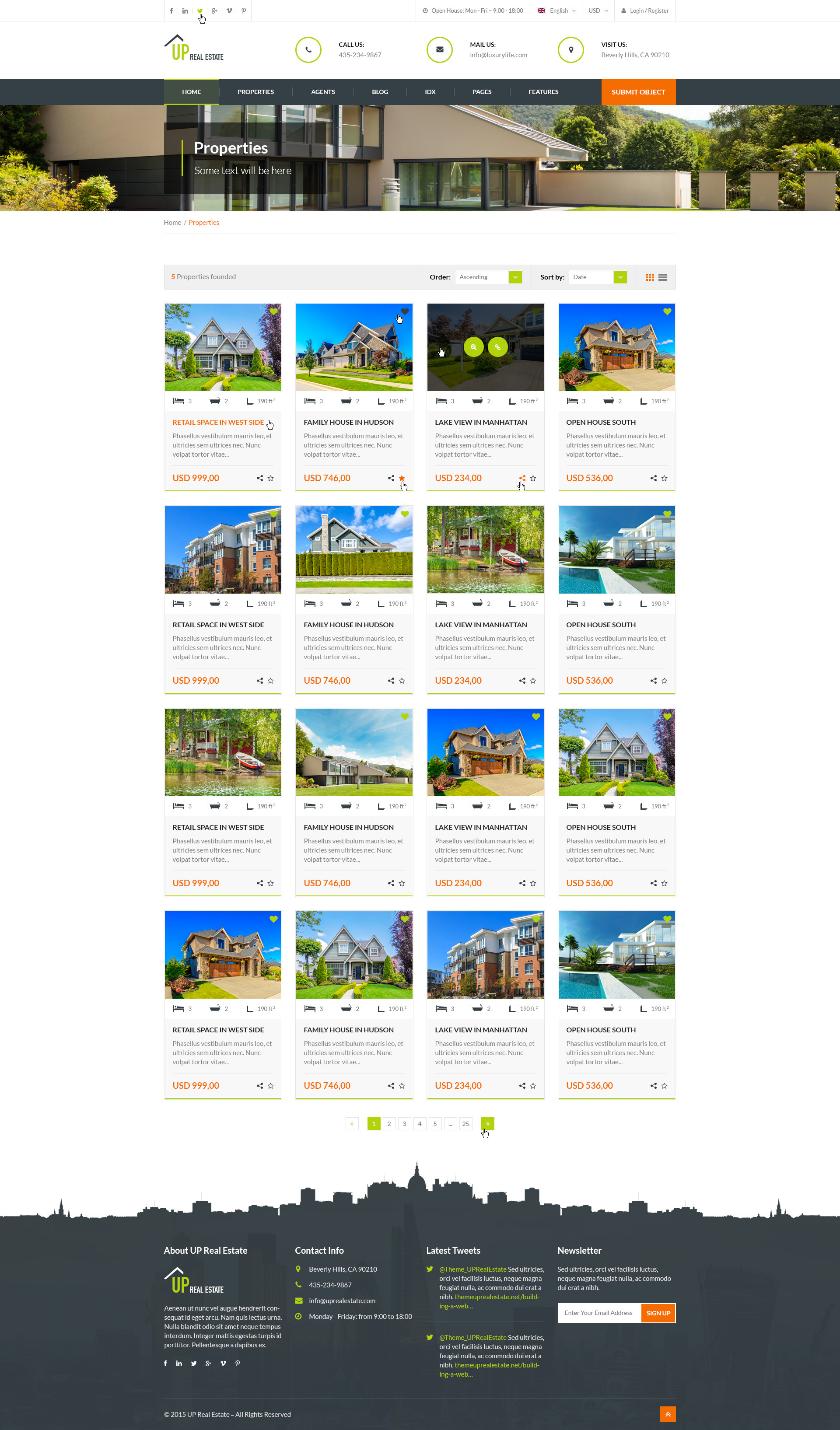 UP Real Estate Multipurpose PSD Template by StellaTheme ThemeForest