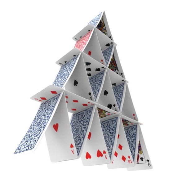Playing Cards Pyramid Figure by bearlin 3DOcean
