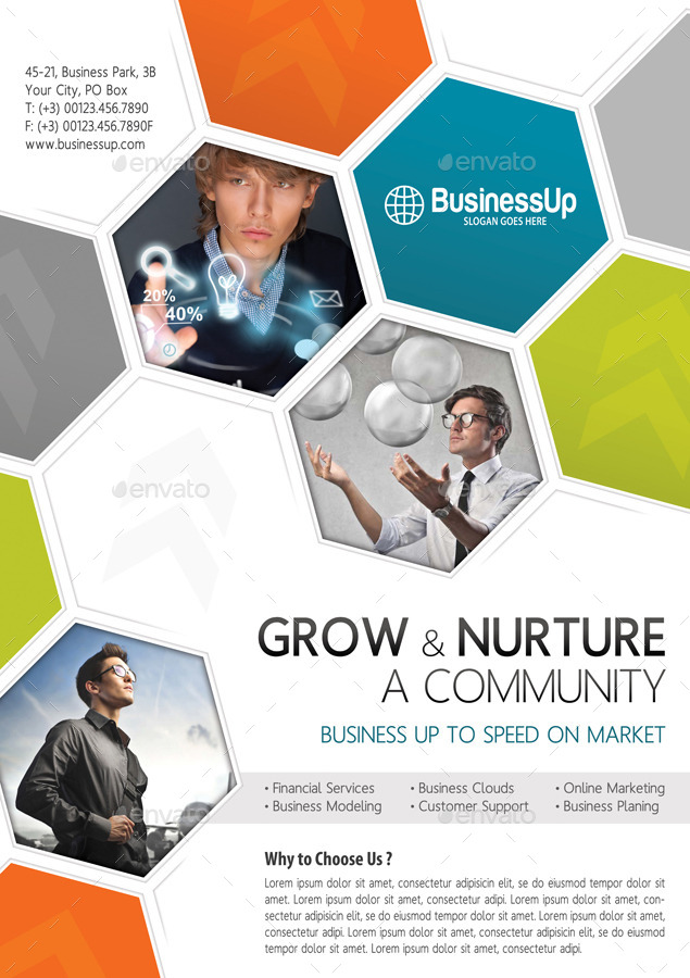 3 in 1 Corporate Business Poster Bundle, Print Templates GraphicRiver