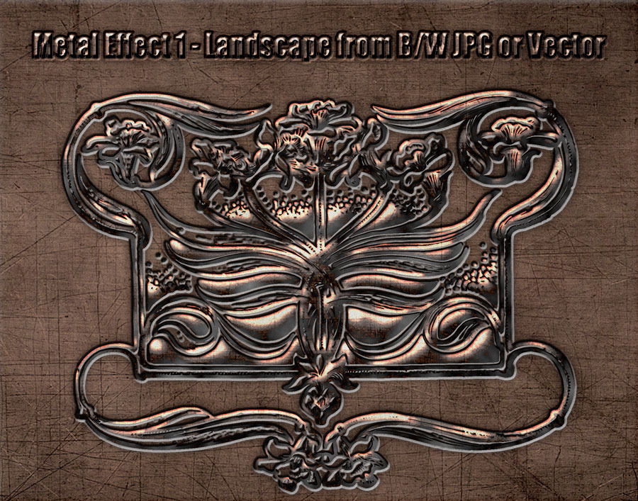 Metal Repousse Effects Generator by Jipito GraphicRiver