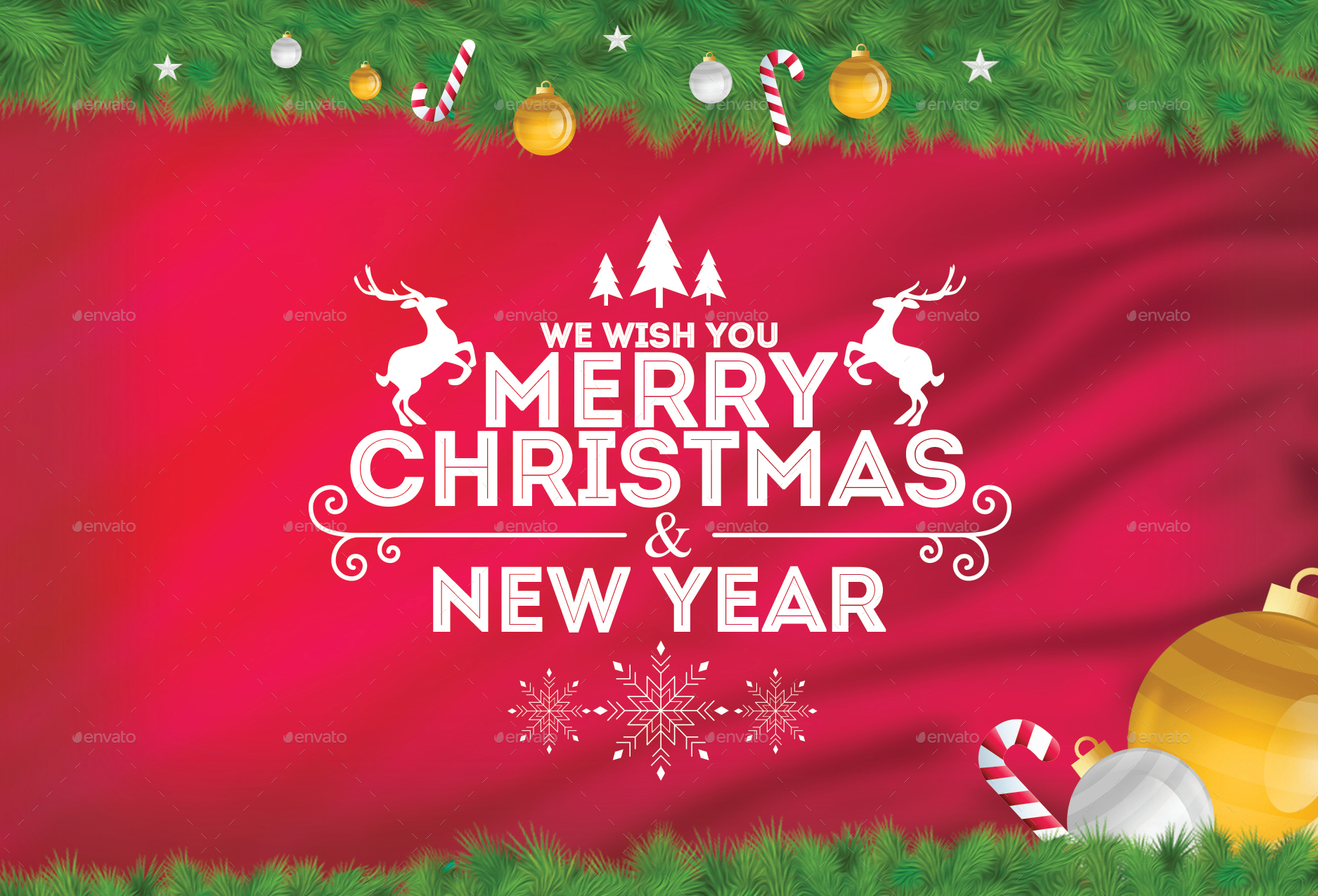 Christmas Sale Post Cards 10 Designs by Hyov GraphicRiver