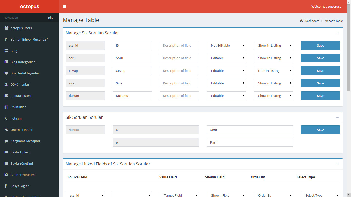 Octopus Rapid Website Admin Panel by bayiresearchco CodeCanyon