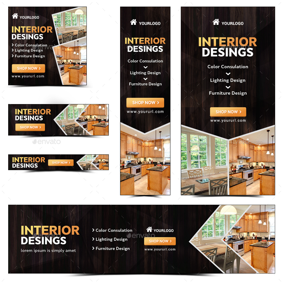 Interior Design Banners by doto GraphicRiver