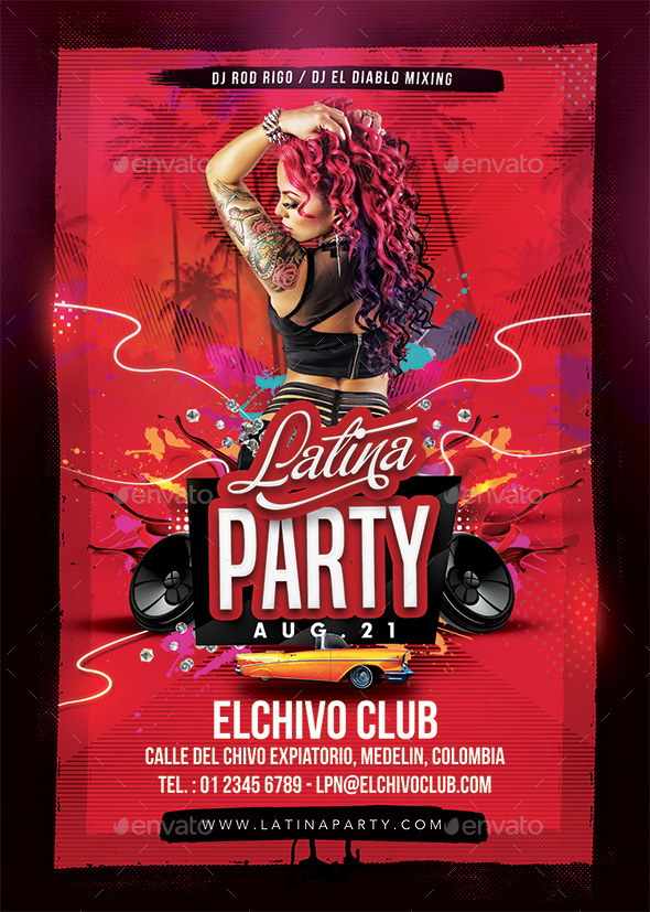 Latin Party by n2n44 GraphicRiver
