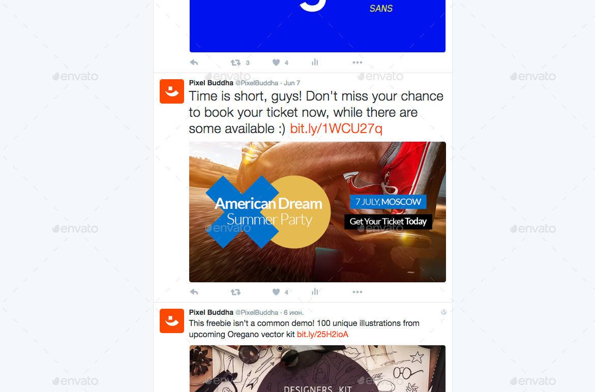 Social Media Booster Kit 2 Instagram, Twitter & Facebook Templates by