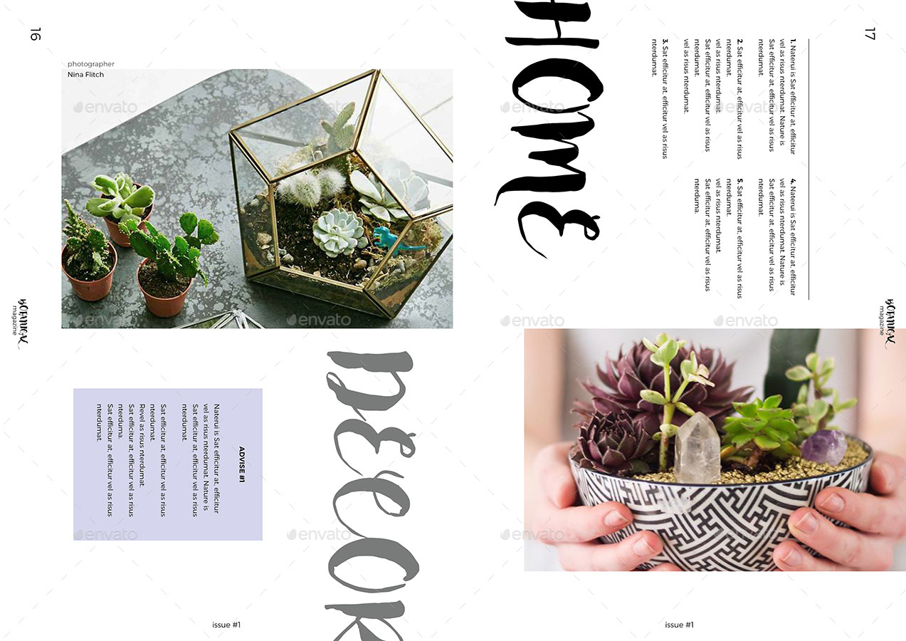 Botanical Magazine 30 pages by GrizzlyDesign GraphicRiver