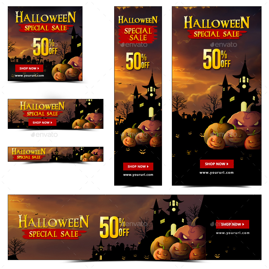 Halloween Banners Image Included by Hyov GraphicRiver