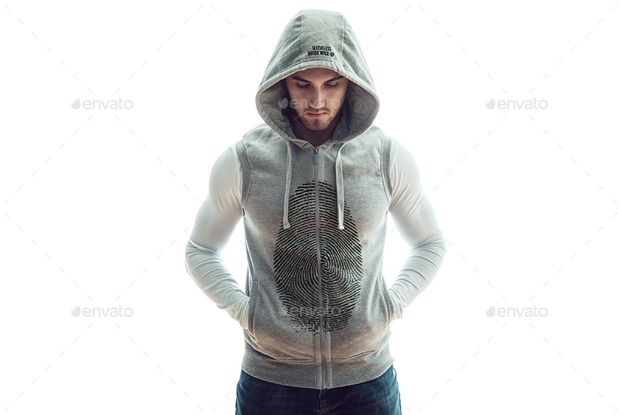 Sleeveless Hoodie MockUp, Graphics GraphicRiver