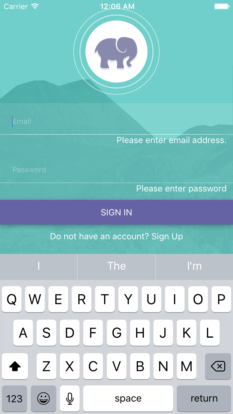 React Native Login Logout Animation by CurvedTrunk